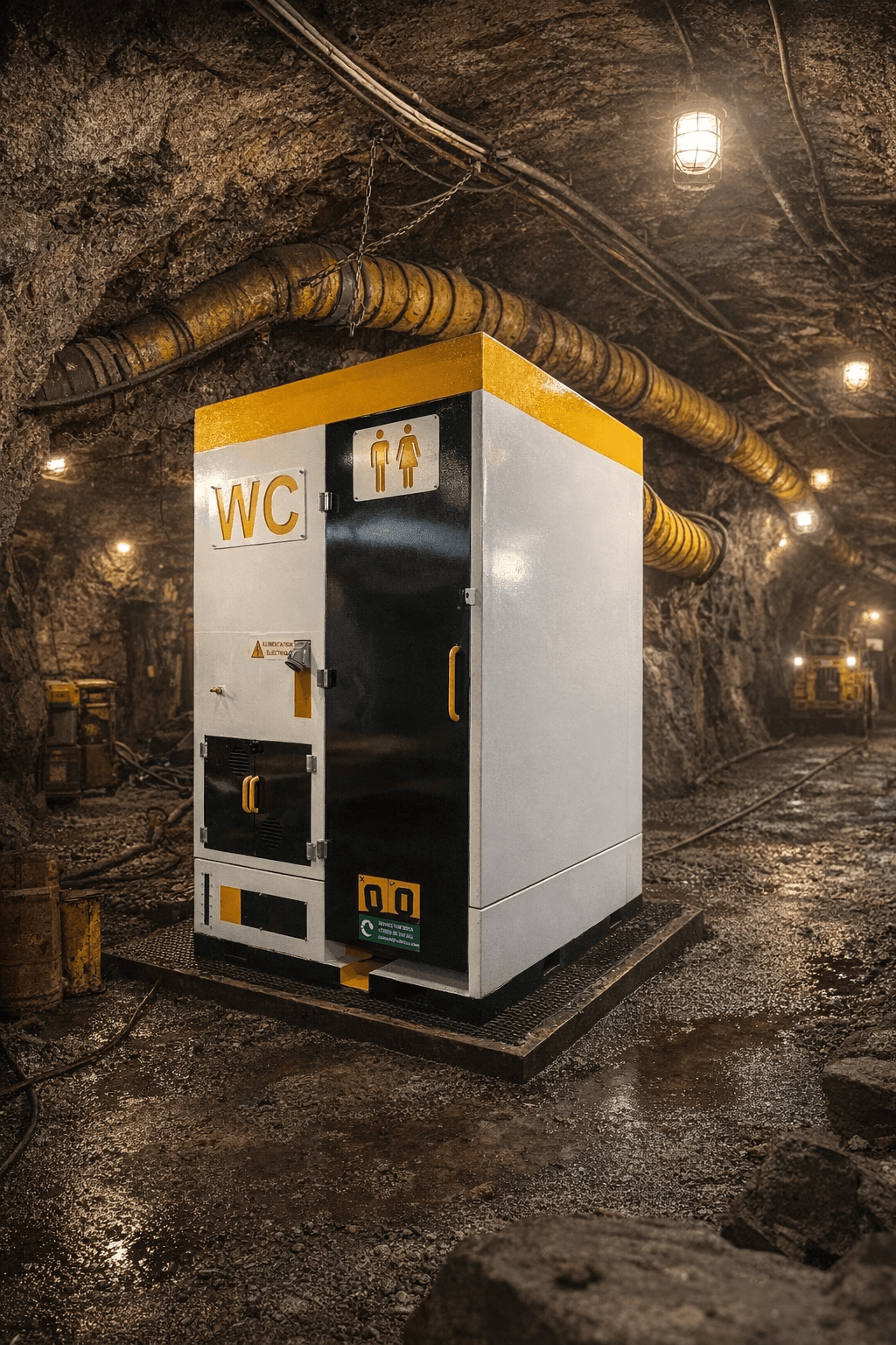 Sanitaire enzymatique Bio'Loo pour chantier souterrain