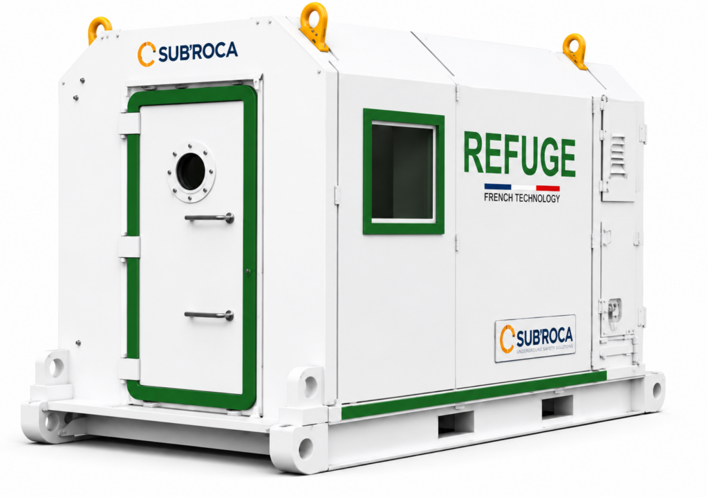 visuel 3d d'un refuge compact shelt'air